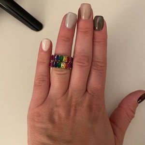 Adina’s Jewels Rainbow Rings 🌈